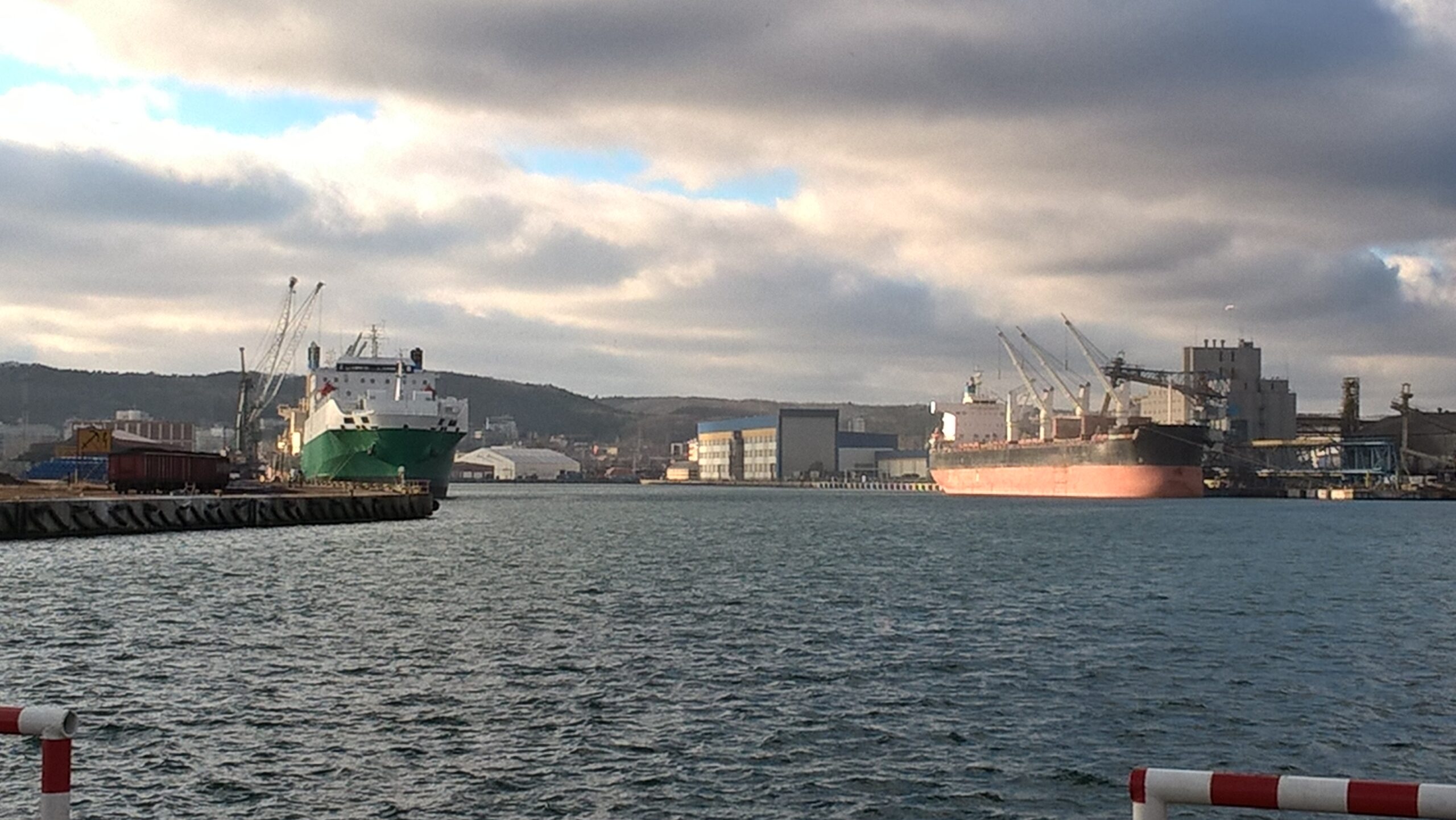 Gdynia Port - the main entrance to the port