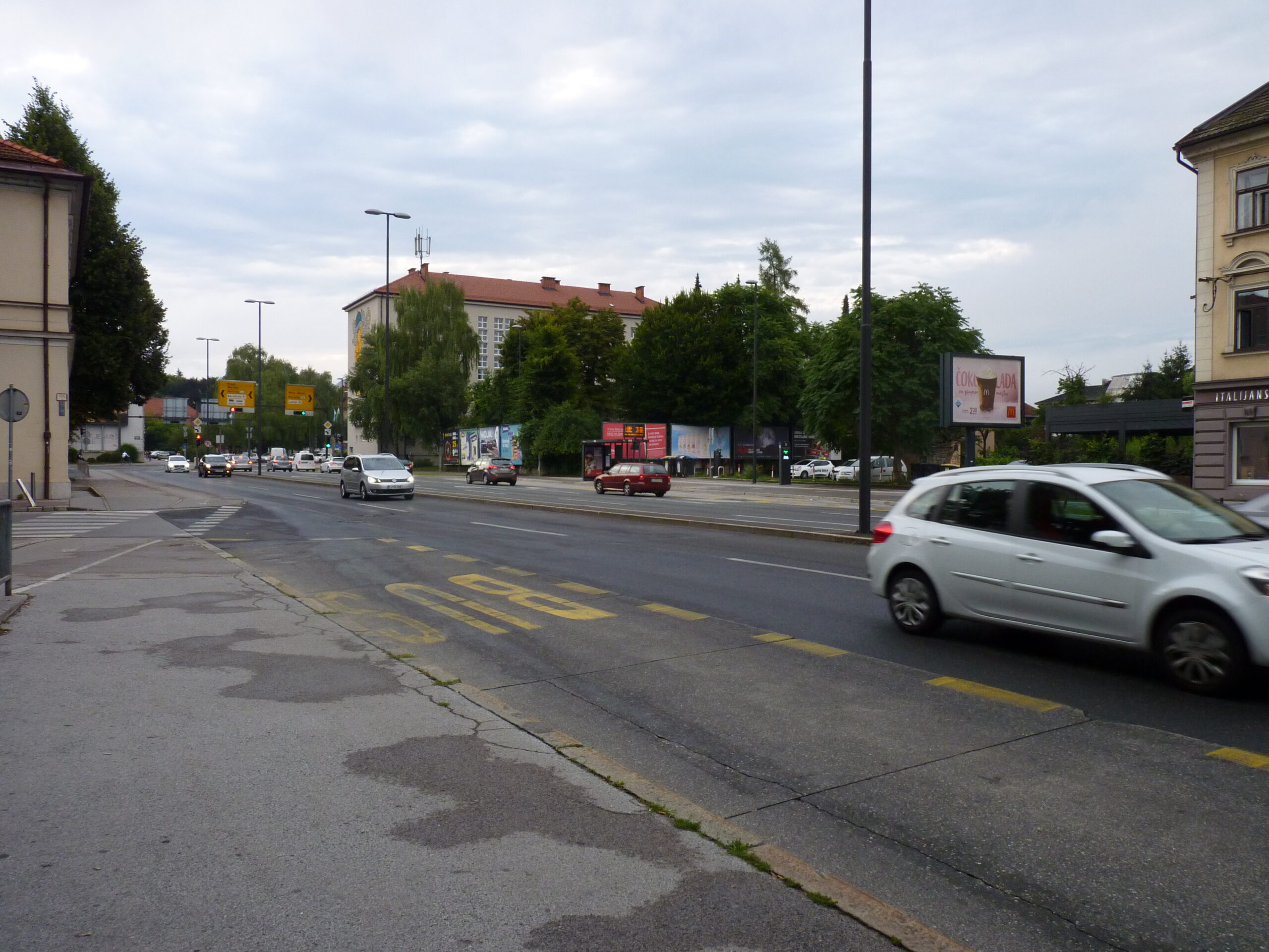 Road traffic in Ljubljana – soundscape 1