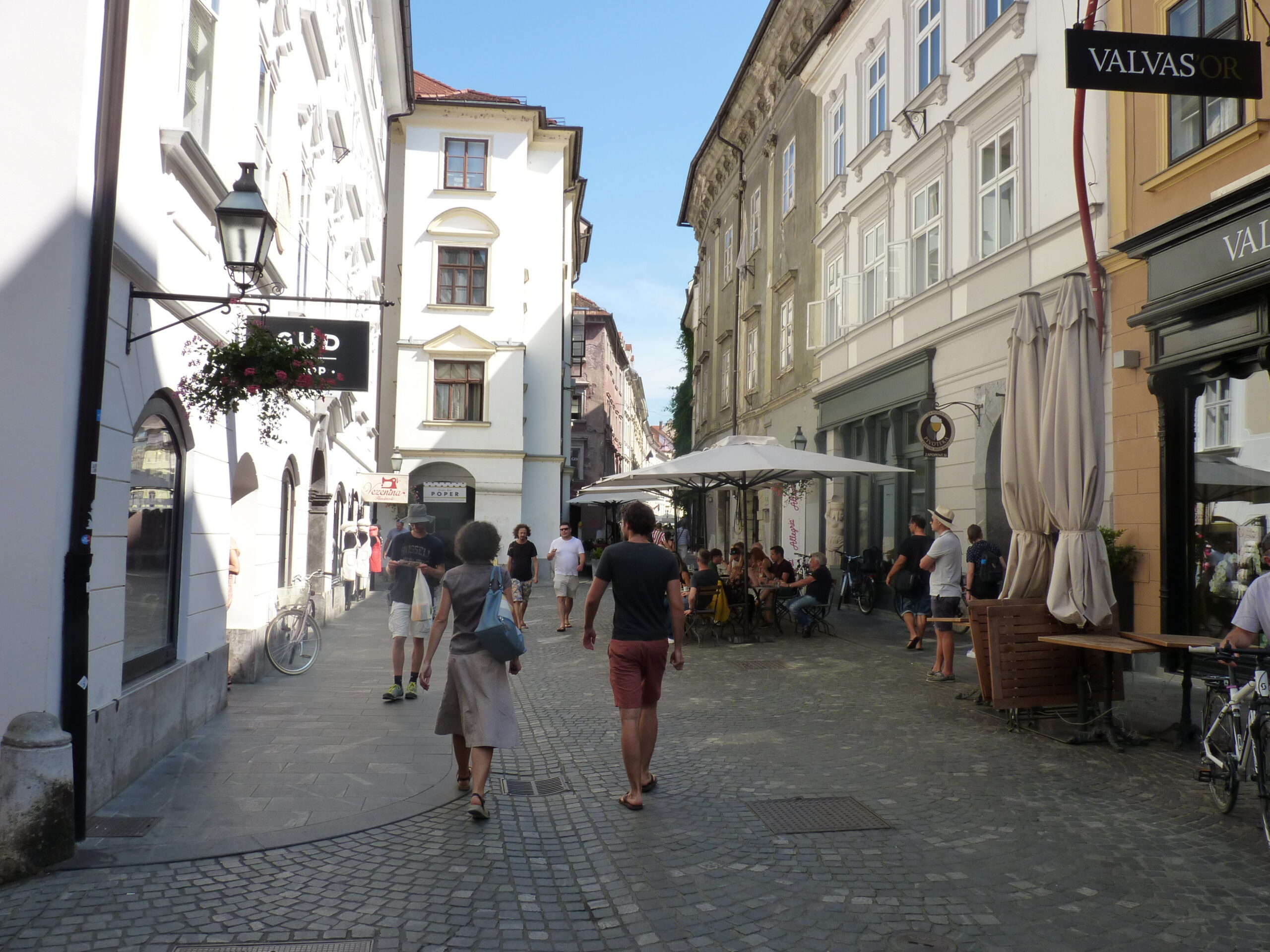 Pedestrian area – after 10am, Ljubljana
