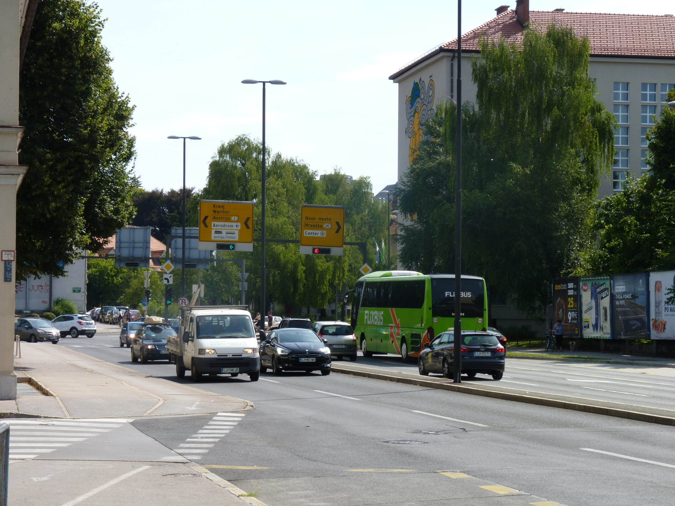 Road traffic in Ljubljana – soundscape