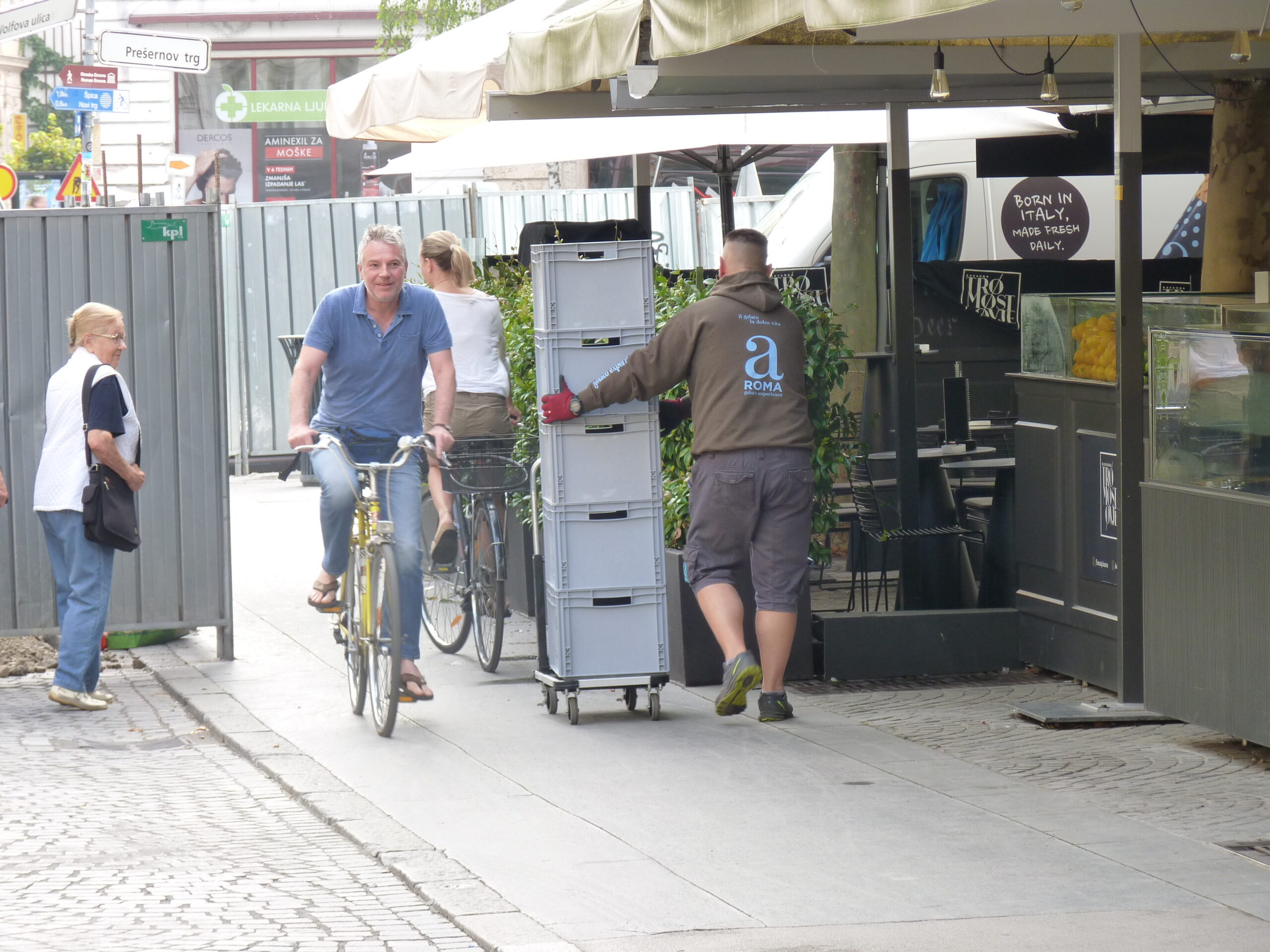 Delivery trolly, Ljubljana