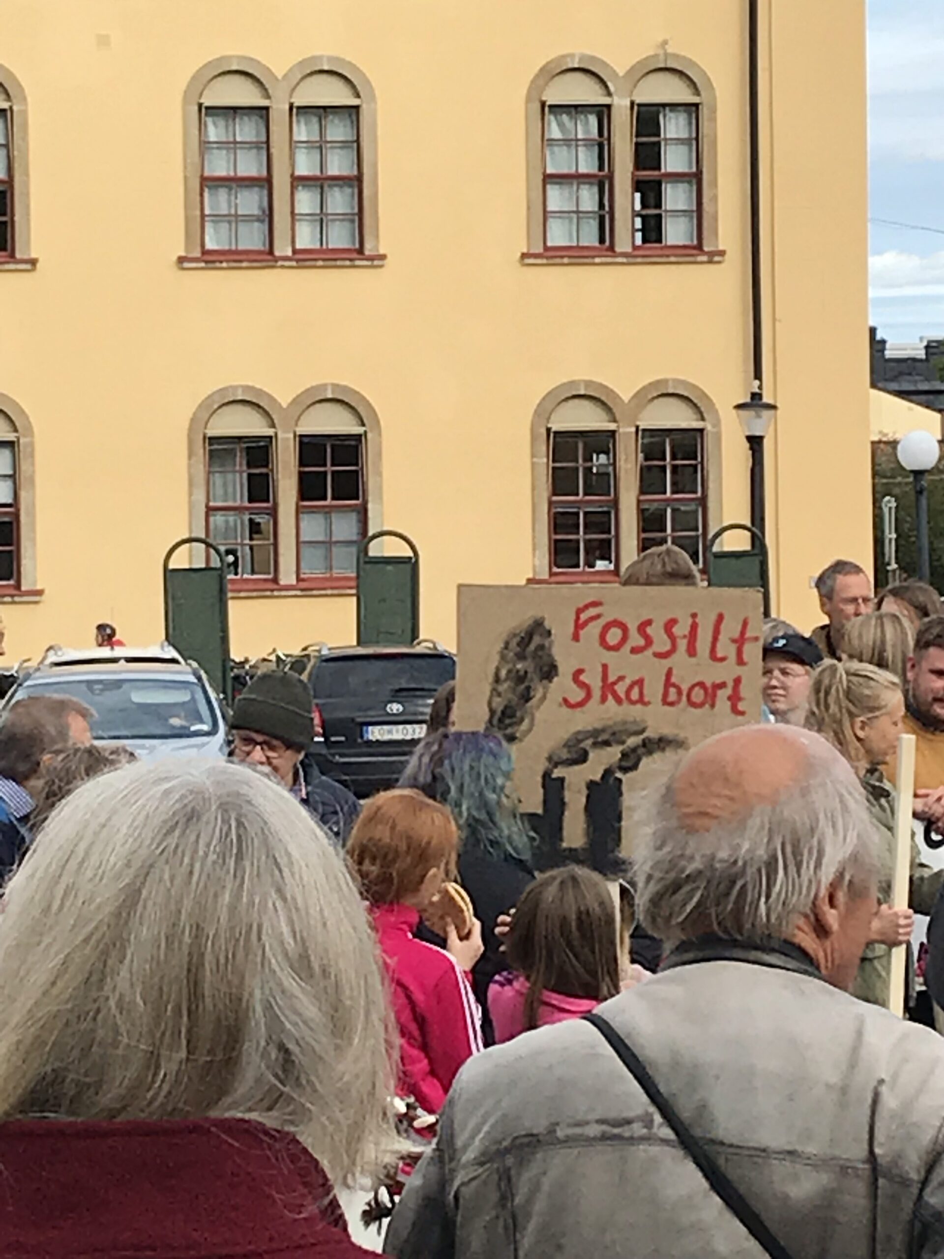 Global strike for future Linköping:Protest march