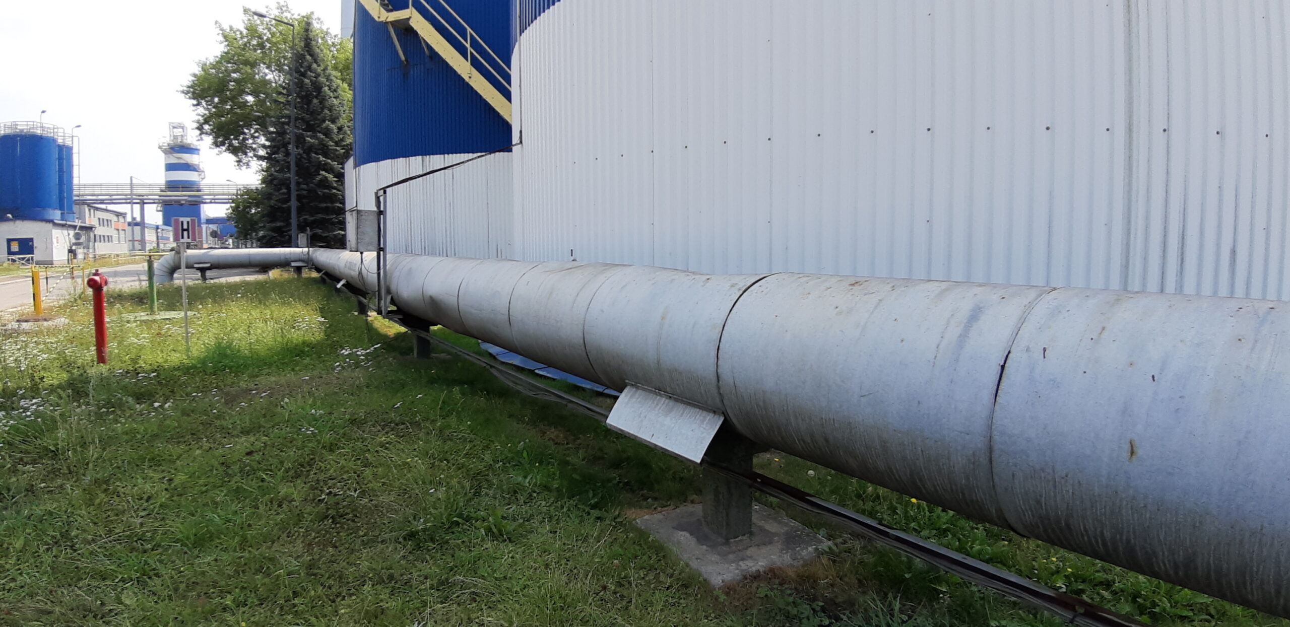 Combined heat and power plant (4): raw water pipeline