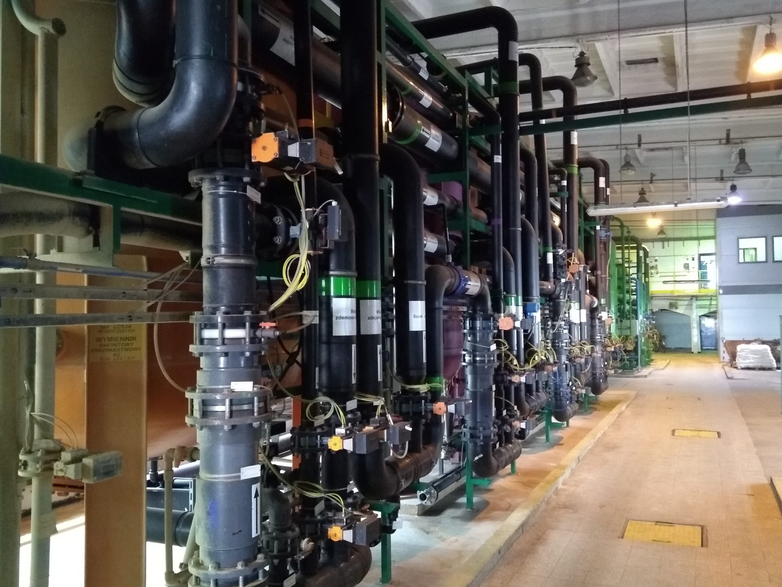 Combined heat and power plant (3): water treatment plant